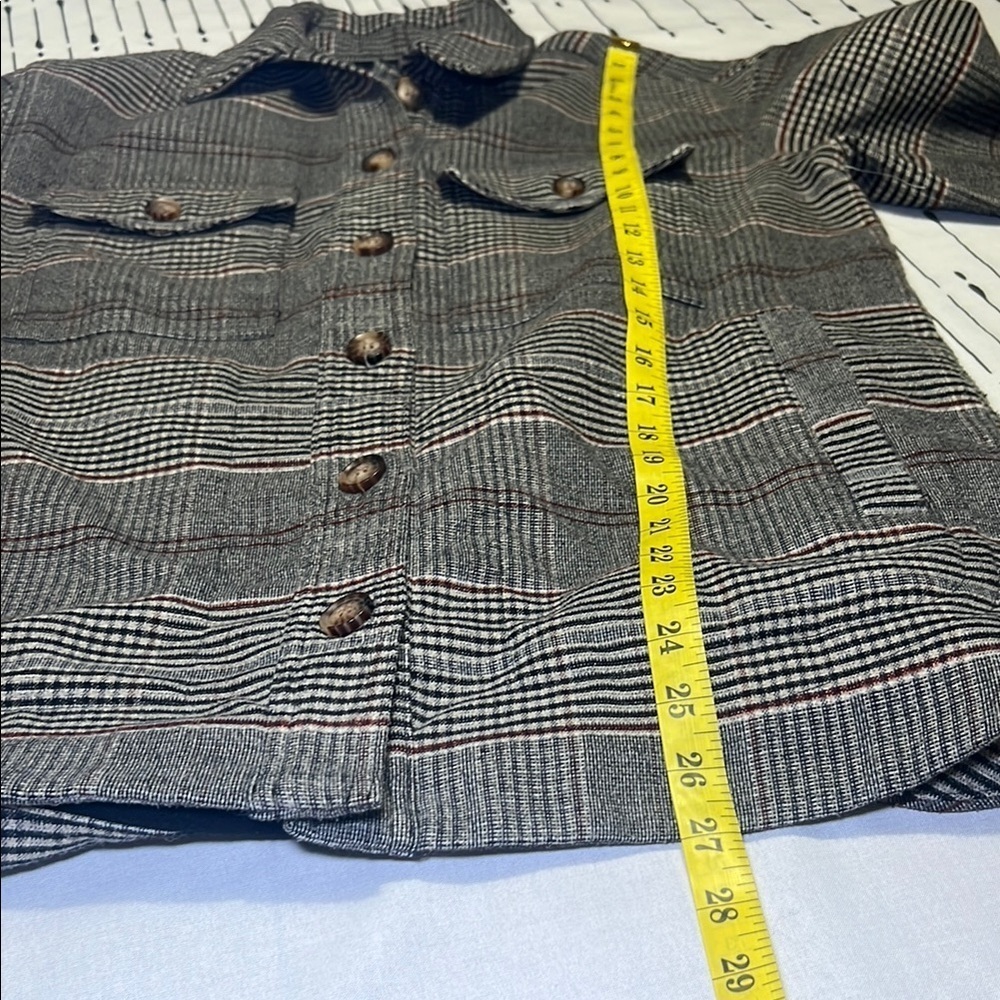 Madewell Plaid Shacket. Size XS - Picture 6 of 9